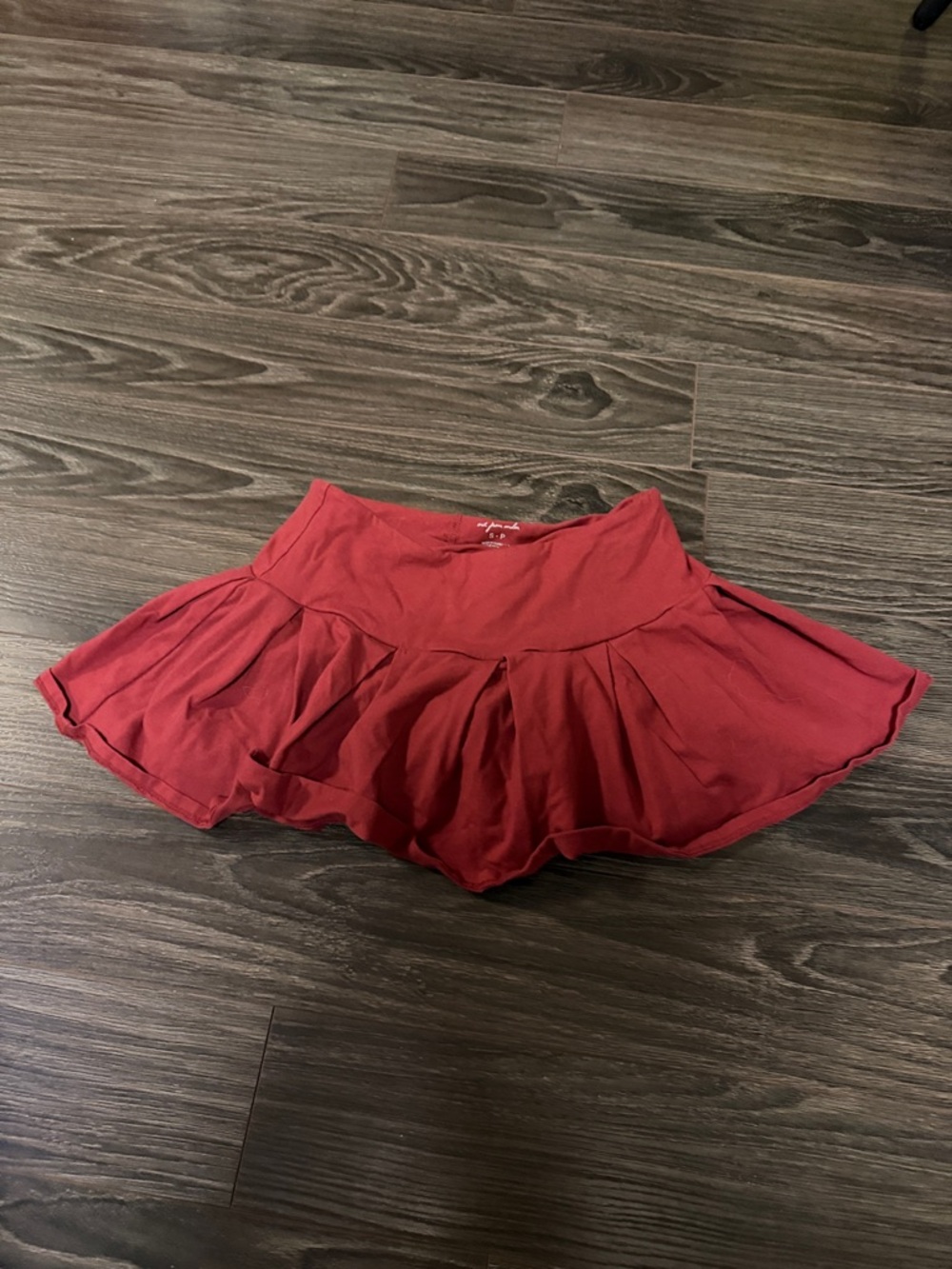 Urban Outfitters Red A-Line Mini Skirt